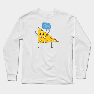 The Cheese Stands Alone Long Sleeve T-Shirt